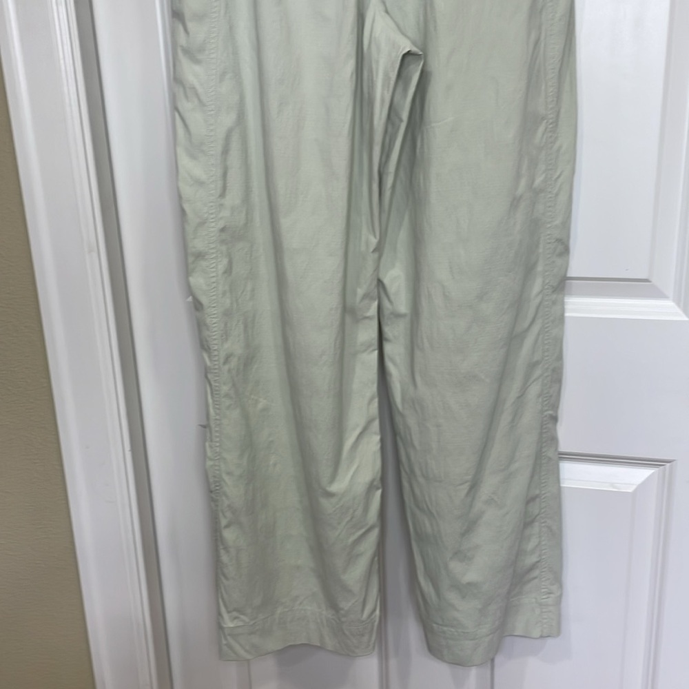 Athleta Trekkie High Rise Parachute Pant Sz 6 Mint Green Paperbag Waist Pull Up - Picture 11 of 16